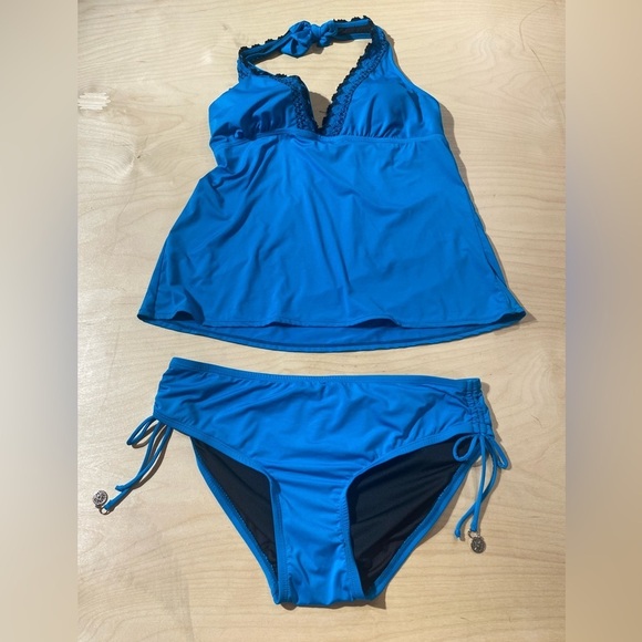 New Directions Two Piece Swim Suit size Large (JI) - Picture 5 of 10